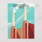 Battersea London Briefkaart (Voorkant)