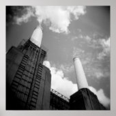 Battersea Power Station afdrukken Poster (Voorkant)