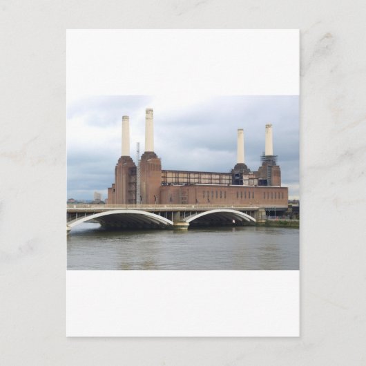 Battersea Power Station in Londen, Engeland Briefkaart (Voorkant)