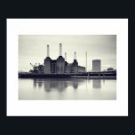 Battersea Power Station, Londen Poster<br><div class="desc">Moody afbeelding of Battersea Power Station, Londen, Verenigd Koninkrijk</div>