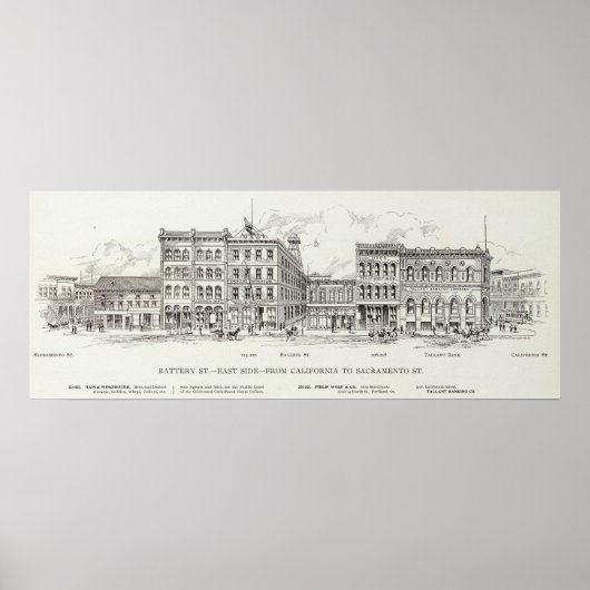 Battery East side California en Sacramento Poster (Voorkant)