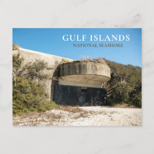 Battery Langdon, Fort Pickens, Gulf Islands NS Briefkaart