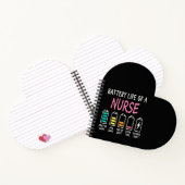 Battery life of a nurse humor chart notitieboek (Binnen)