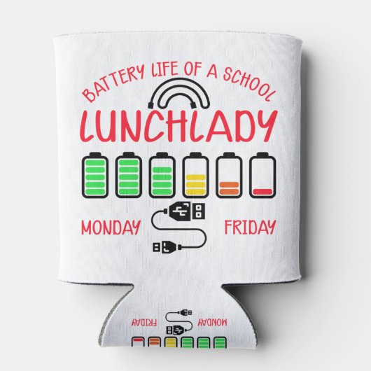 Battery Life Of A School Lunch Lady Blikjeskoeler (Achterkant)
