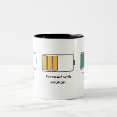 Battery Mood Mok | Laag tot volledig opgeladen (Center)