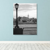 Battery Park City II Canvas Afdruk (Insitu (Houten vloer))