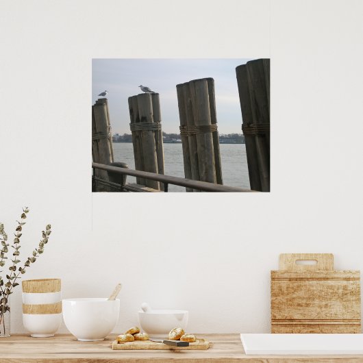 Battery Park - New York City Poster (Keuken)