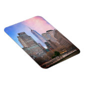 Battery Park van Staten Island Ferry NYC Briefkaar Magneet (Rechterzijde)