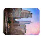 Battery Park van Staten Island Ferry NYC Briefkaar Magneet (Horizontaal)