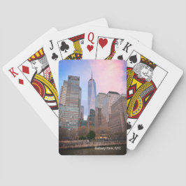 Battery Park van Staten Island Ferry NYC Briefkaar Pokerkaarten