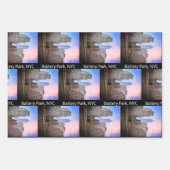 Battery Park van Staten Island Ferry NYC Inpakpapier Vel (Voorkant)