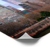 Battery Park van Staten Island Ferry NYC Poster (Hoek)