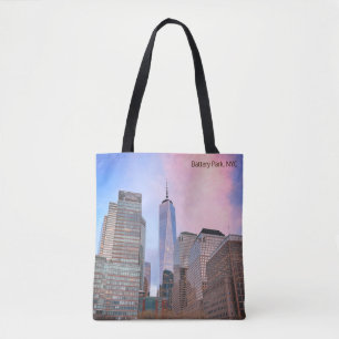 Battery Park van Staten Island Ferry NYC Tote Bag