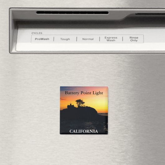 Battery Point Light, California Magnet 2 (Insitu (Vaatwasser))