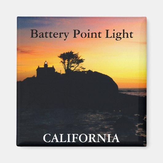 Battery Point Light, California Magnet 2 (Voorkant)
