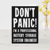 Battery Storage System Engineer Tank Top  Kaart (Gele Bloem)