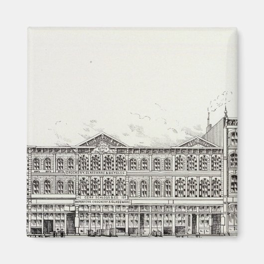 Battery West side Pine en California Magneet (Voorkant)