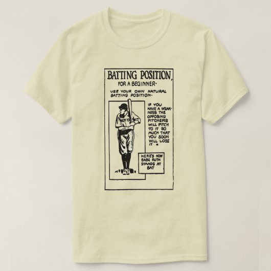 Batting Position T-Shirt (Design voorkant)