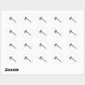Battle Ax Ronde Sticker (Vel)