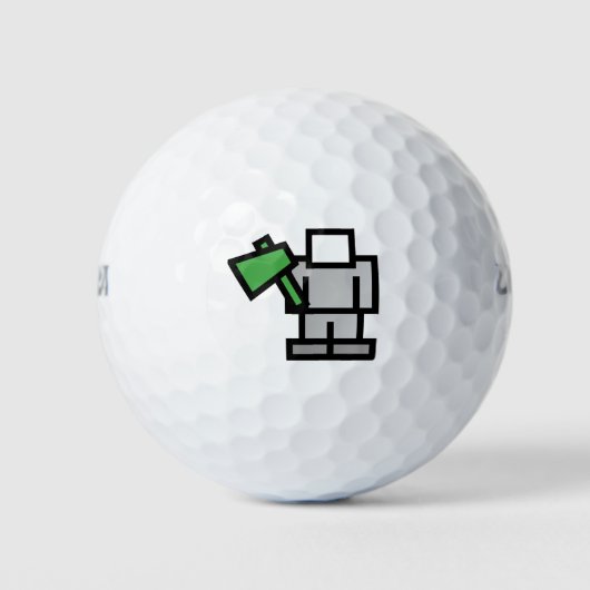 Battle Axe in Groen Golfballen (Voorkant)