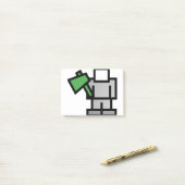 Battle Axe in Groen Post-it® Notes (Op bureau)