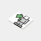 Battle Axe in Groen Post-it® Notes (Schuin)