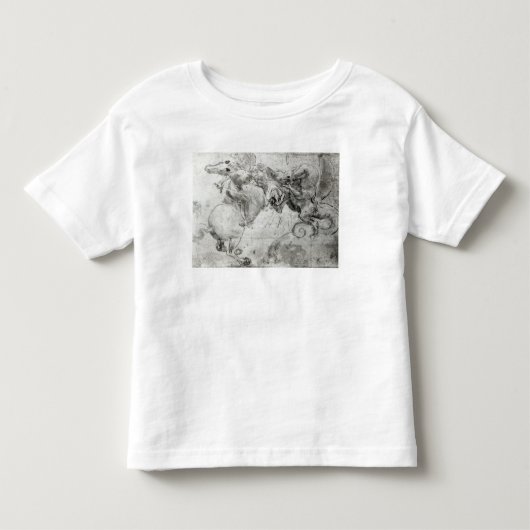 Battle between a Rider and a Dragon, c.1482 Kinder Shirts (Voorkant)