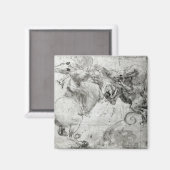 Battle between a Rider and a Dragon, c.1482 Magneet (Voorkant / Achterkant)