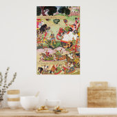 Battle between the forces of Persia and Turan Poster (Keuken)