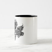 Battle Born Angelina (Rt Handed) Tweekleurige Koffiemok (Center)