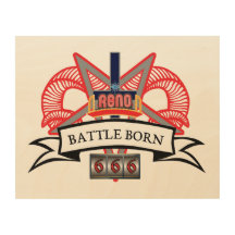 Battle Born Satanisten - Noord-Nevada - Houtkunst