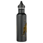 Battle Bronze Spartan Warrior Pine Waterfles (Links)