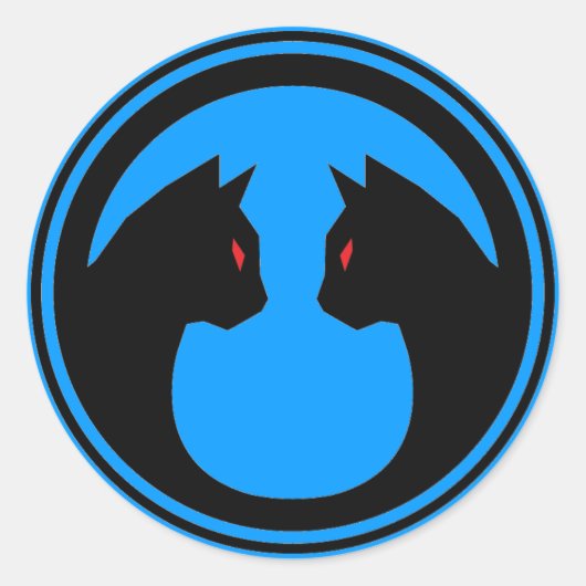 Battle Cats Logo Sticker (vel van 20) (Voorkant)