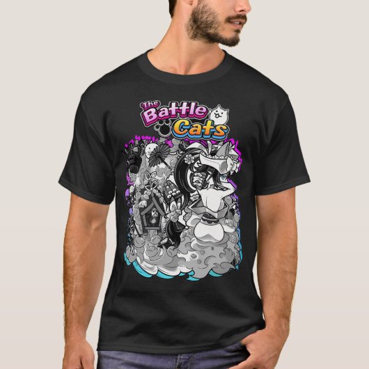 Battle Cats - Miko Mitama T-shirt (Voorkant)