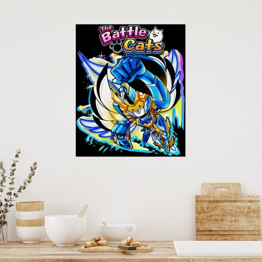 Battle Cats Poster (Keuken)