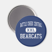 Battle Creek Central - Bearcats - Battle Creek Magneet (Voorkant / Achterkant)