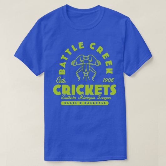 Battle Creek Crickets T-shirt (Design voorkant)