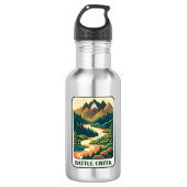 Battle Creek Idaho kleuren Waterfles (Voorkant)