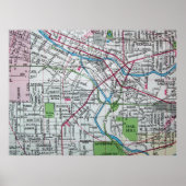 Battle Creek, MI Map Poster (Voorkant)