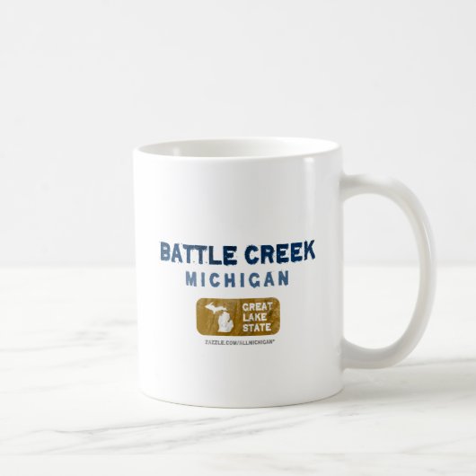 Battle Creek Michigan Great Lake State Koffiemok (Rechts)