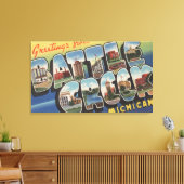 Battle Creek, Michigan - Large Letter Scenes Canvas Afdruk (Insitu (Woonkamer))