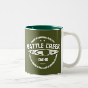 Battle Creek Wild en de Schilderachtig rivier de I Tweekleurige Koffiemok
