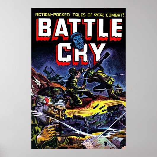 Battle Cry 07 War Comics Poster (Voorkant)