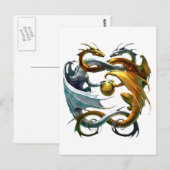 Battle Dragons Briefkaart (Voorkant / Achterkant)