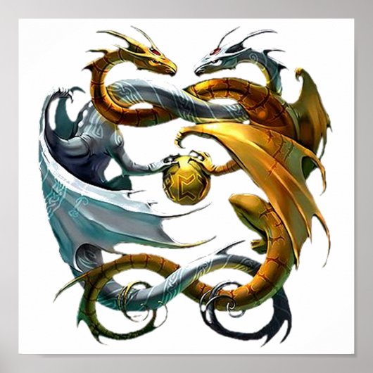 Battle Dragons Poster (Voorkant)