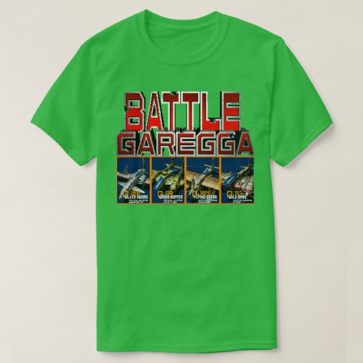 Battle Garegga T-shirt (Design voorkant)
