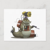 Battle Gator Briefkaart (Voorkant)