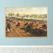 Battle Gettysburg Hancock bij Gettysbug Thulstrup Canvas Afdruk (Insitu (Houten vloer))