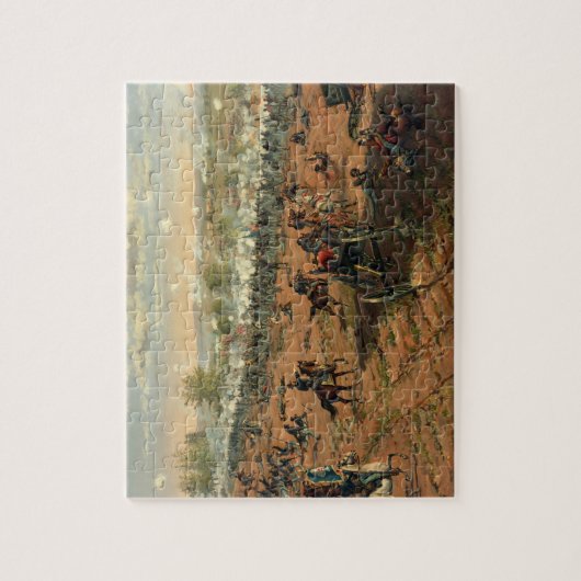 Battle Gettysburg Hancock bij Gettysbug Thulstrup Legpuzzel (Verticaal)