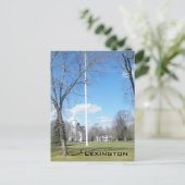 Battle Green Briefkaart (Staand voorkant)